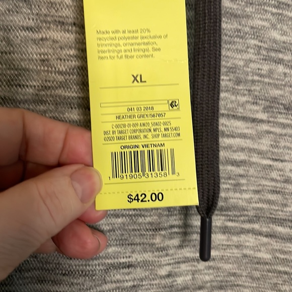 Elevated Gray Oxford Sweatshirt M - Picture 7 of 9